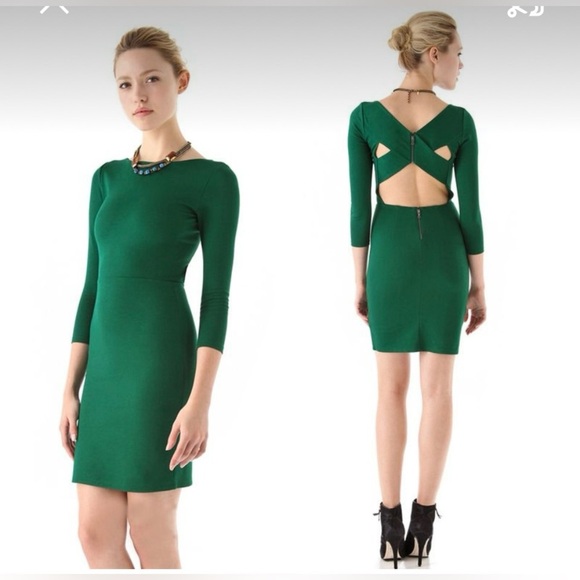 Alice & Olivia Green Reid
Cross Back Dress - Picture 1 of 12